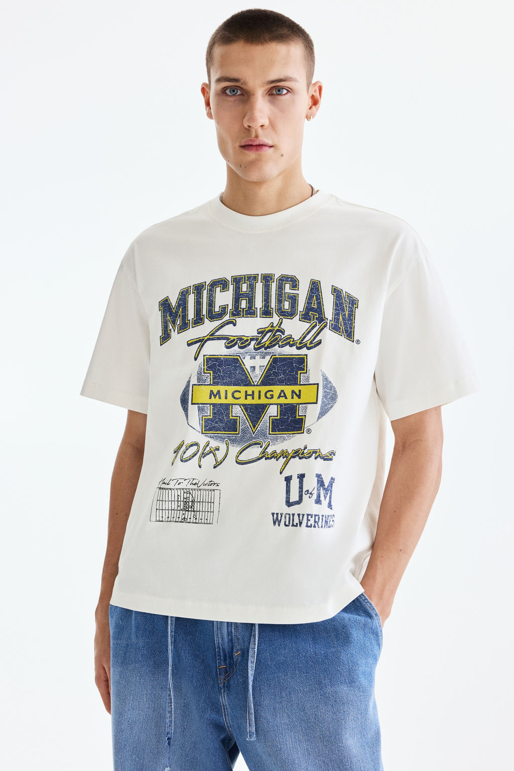 Camiseta Loose Fit - H&m фото 21