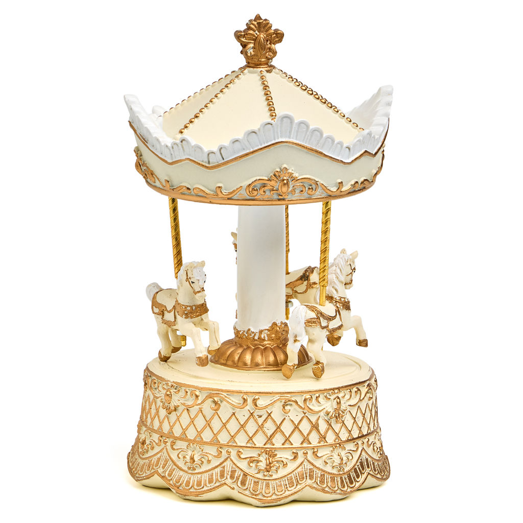 МУЗЫКАЛЬНАЯ СТАТУЭТКА КАРУСЕЛЬ 12,4Х12,4Х22,9 СМ - Lefard фото 4