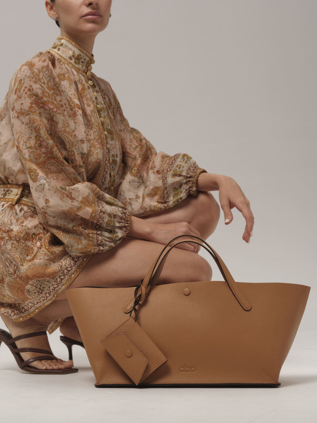 Сумка Dari DBR 31136 коричневый лист фото 2