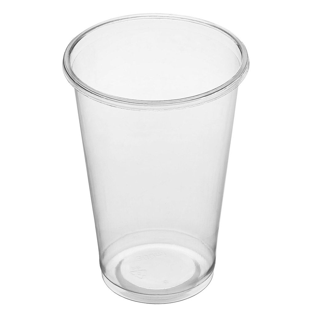 Цена за 100 шт. Стакан одноразовый из полипропилена 300мл, д8см, h11,3см, дно д5,2см, прозрачный (Россия)