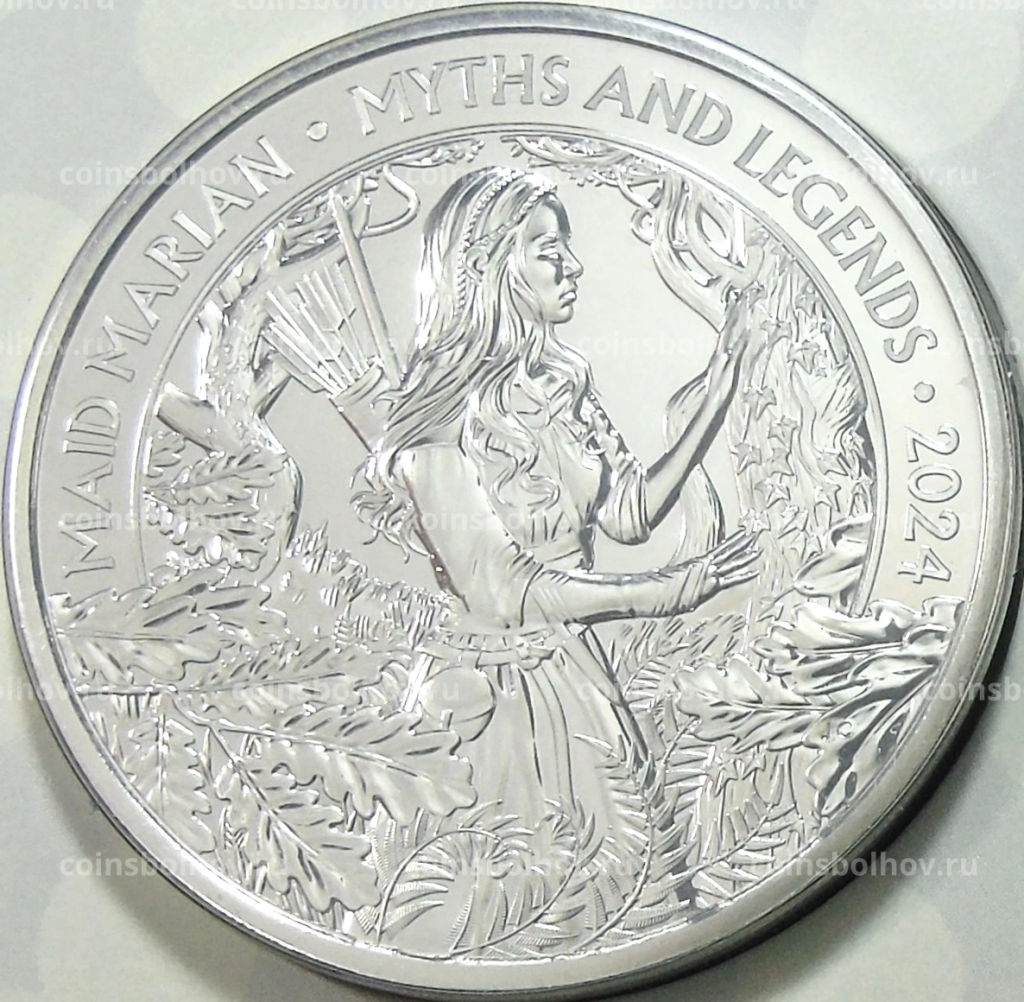 5 фунтов 2024 года Великобритания Мифы и Легенды Дева Мариан (в блистере)