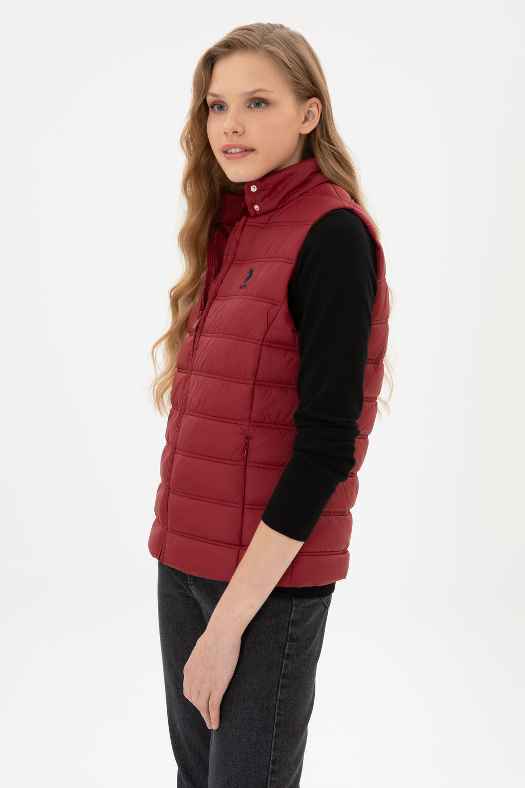 KadДn Bordo Yelek - U.s. polo assn фото 3