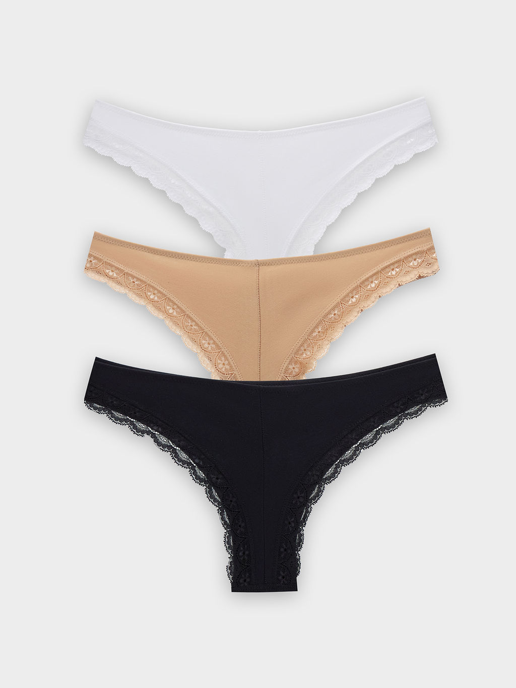 Цена за 2 штуки! Трусы бразилиана женские в наборе, 3 шт - Mark formelle фото 8