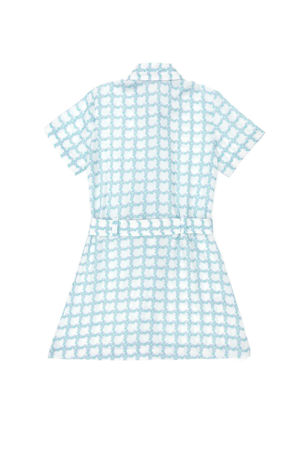 U. S. Polo Assn Тканое платье зеленого цвета с короткими рукавами для девочек - U.s. polo assn фото 9