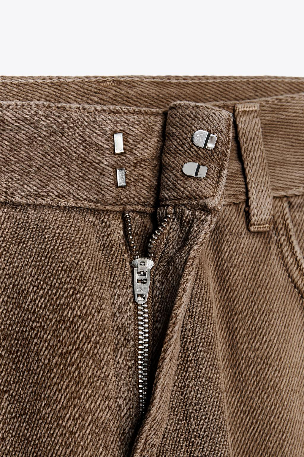 ZW COLLECTION HIGH-WAIST WIDE-LEG JEANS - Zara фото 7