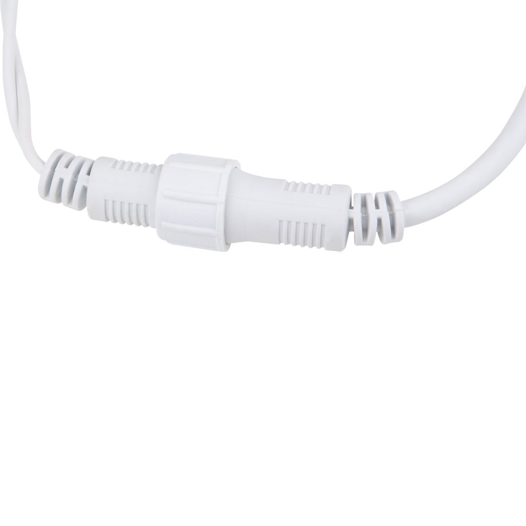ULD-B3010-200/TWK WARMWHITE IP67 Бахрома светодиодная с эффектом мерцания, 3м. Соединяемая. 200 светодиодов. Теплый белый свет. Провод белый. TM Uniel. - Volpe фото 10
