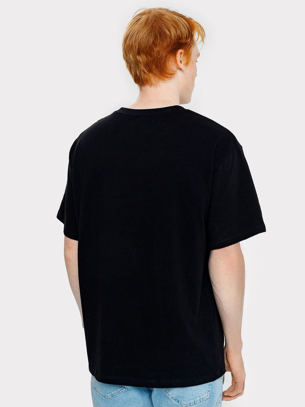 Футболка мужская черная с принтом-портретом черный +печать 111846 - Mark formelle фото 3