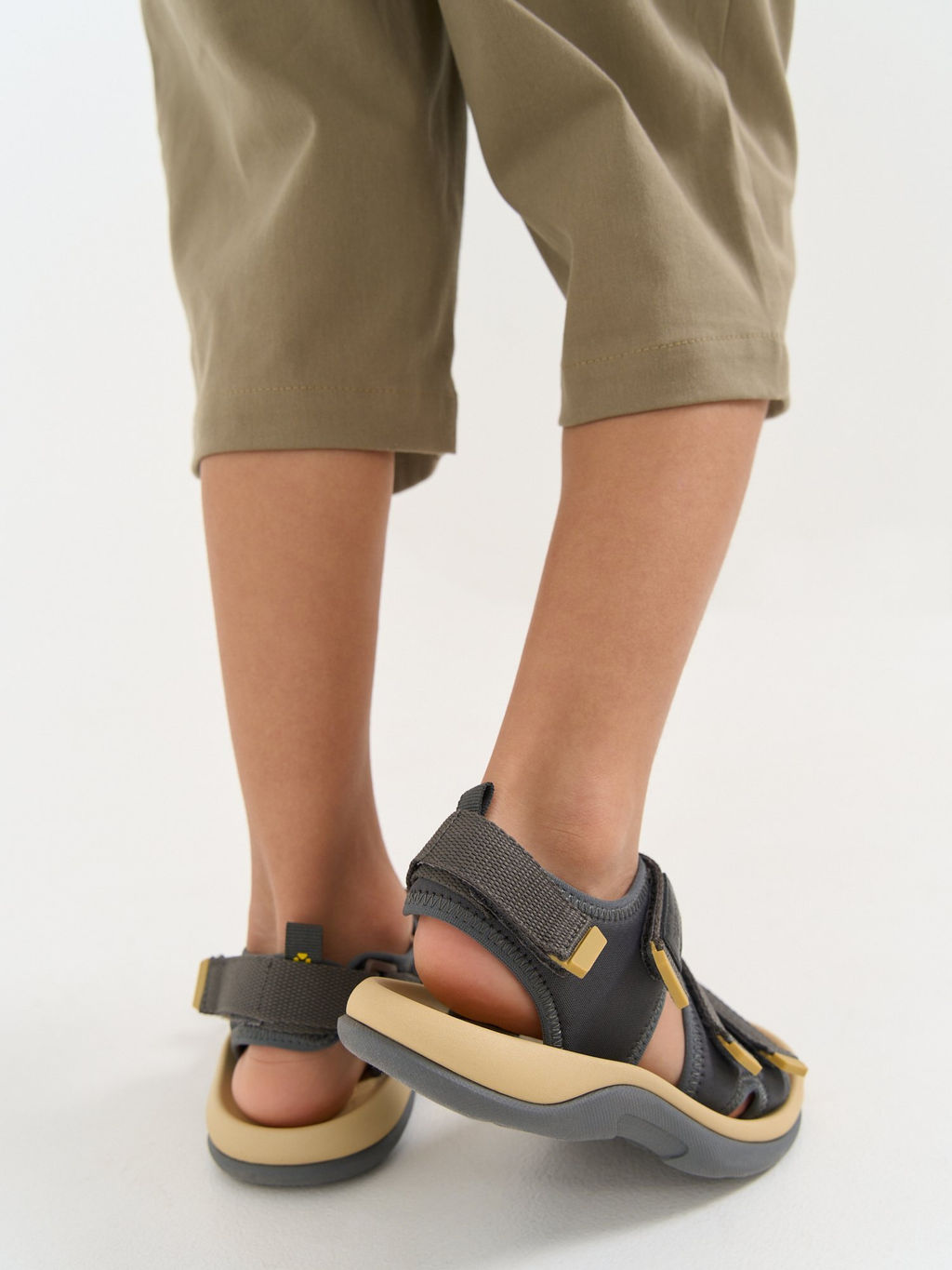 Сандалии Графит на липучке - Bungly фото 11