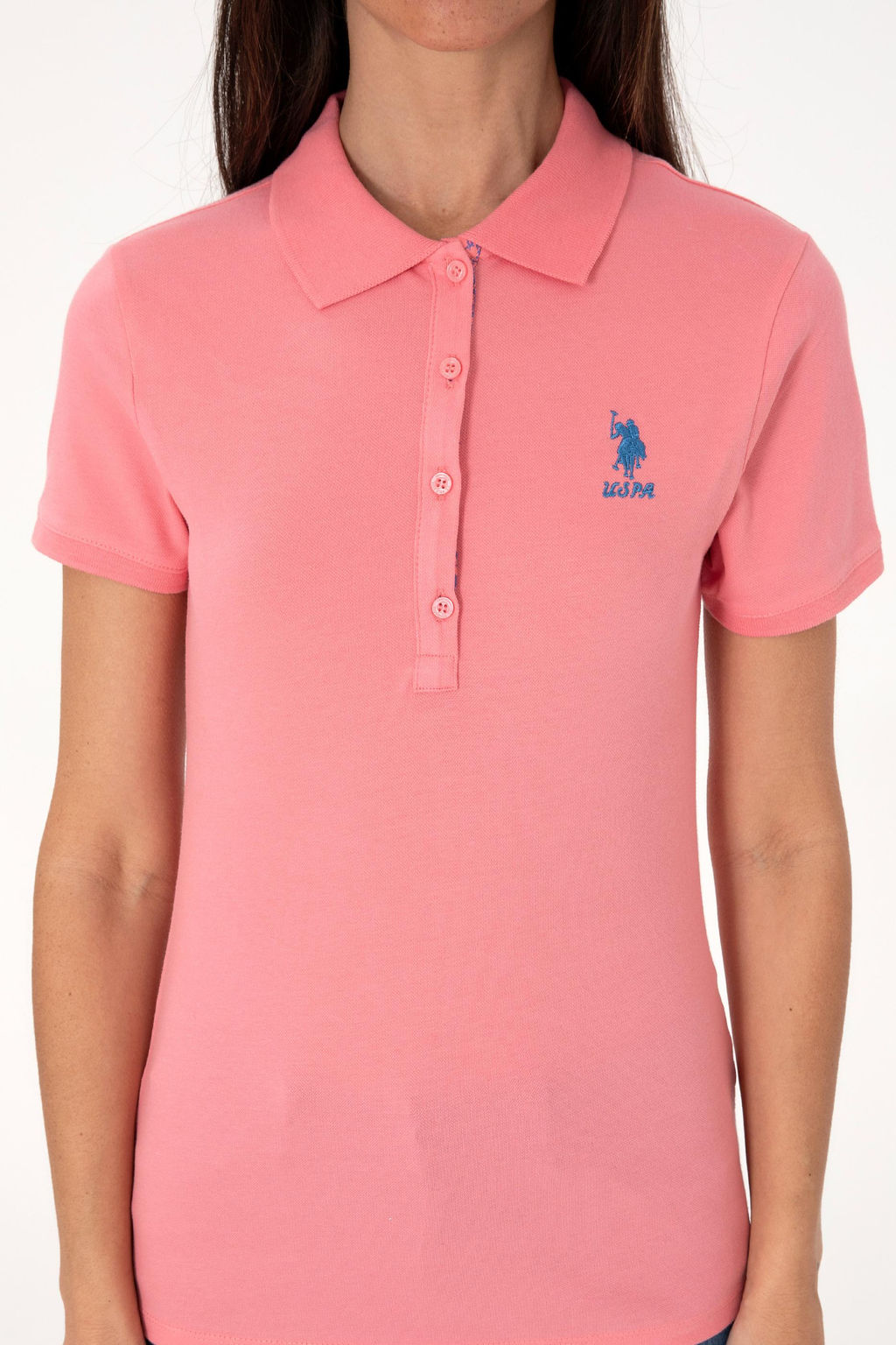 Kad_n Pembe Basic Ti__rt Sepette S_rpriz _ndirim - U.s. polo assn фото 6