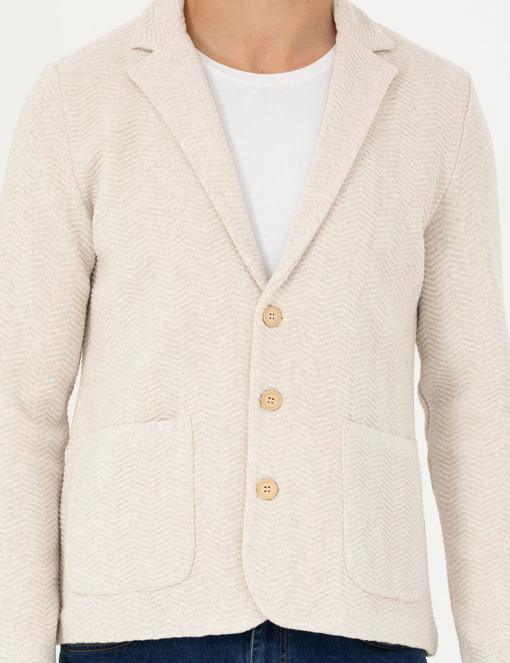 Трикотажный кардиган приталенного кроя Stone - Cacharel фото 6