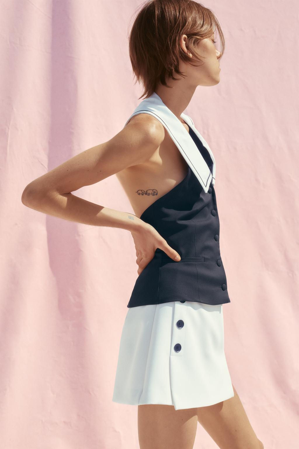 SKORT WITH BUTTONS - Zara фото 10