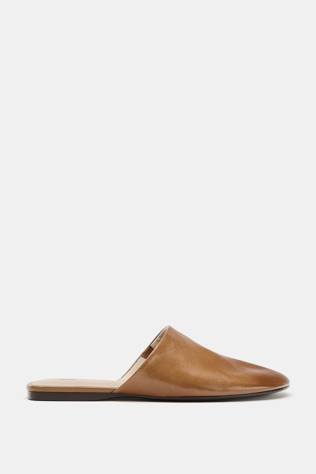 ZAPATO DESTALONADO PIEL / Marr?n - Zara фото 2