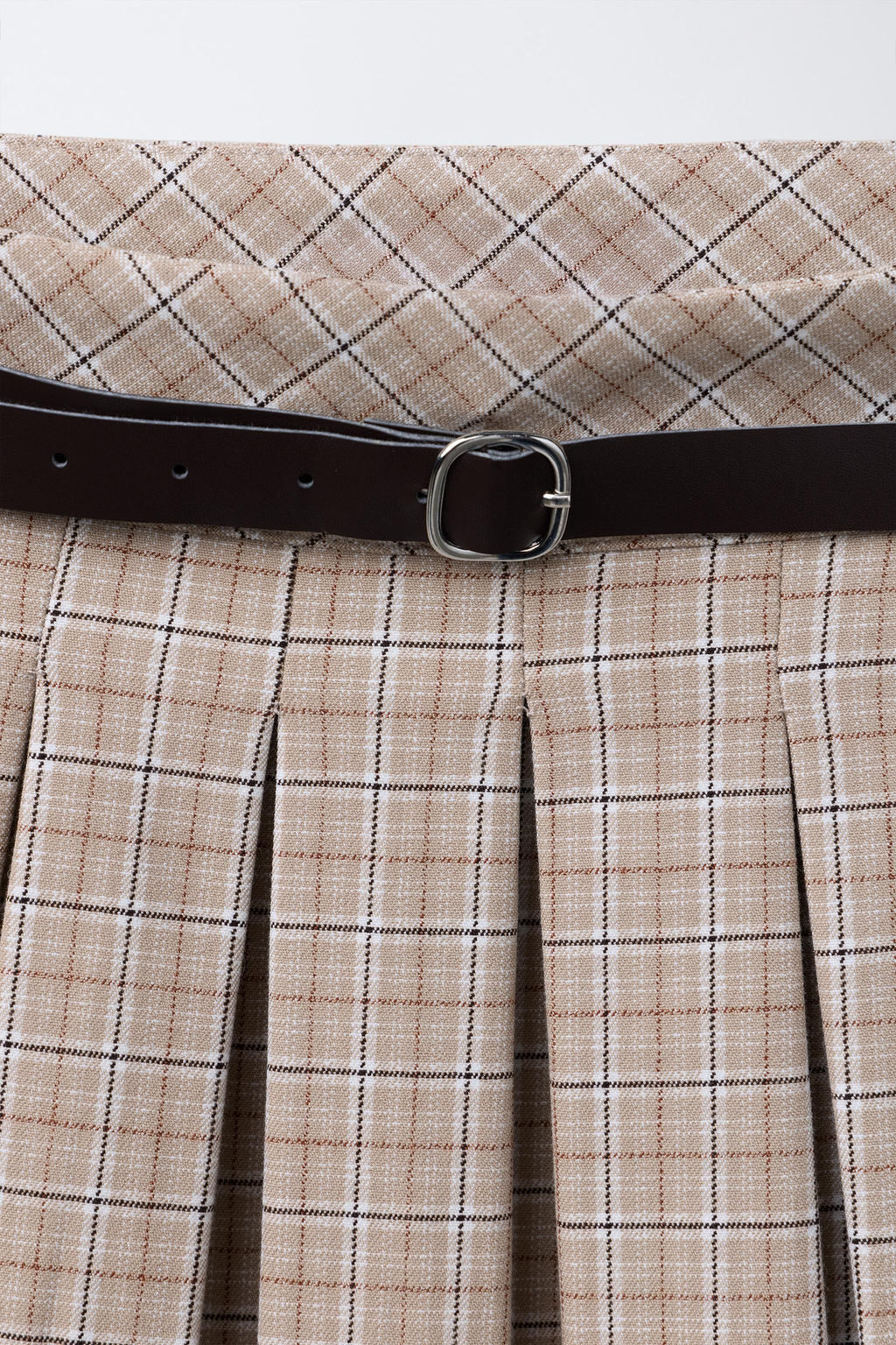 PLEATED SKIRT WITH BELT - Zara фото 3