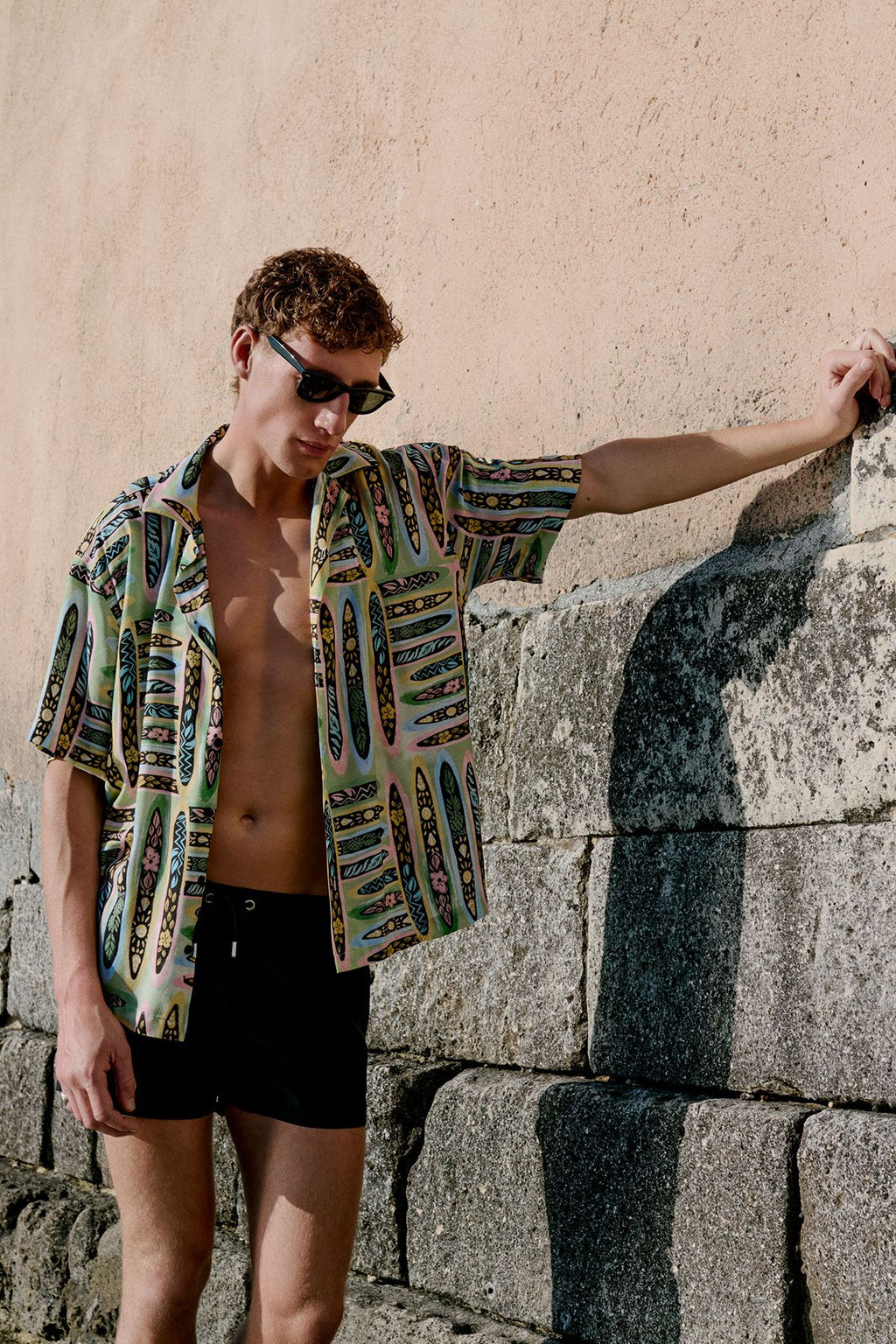 TRENDYOL MAN Cok Renkli Oversize Gomlek TMNSS25GO00072 - Trendyolmilla фото 2