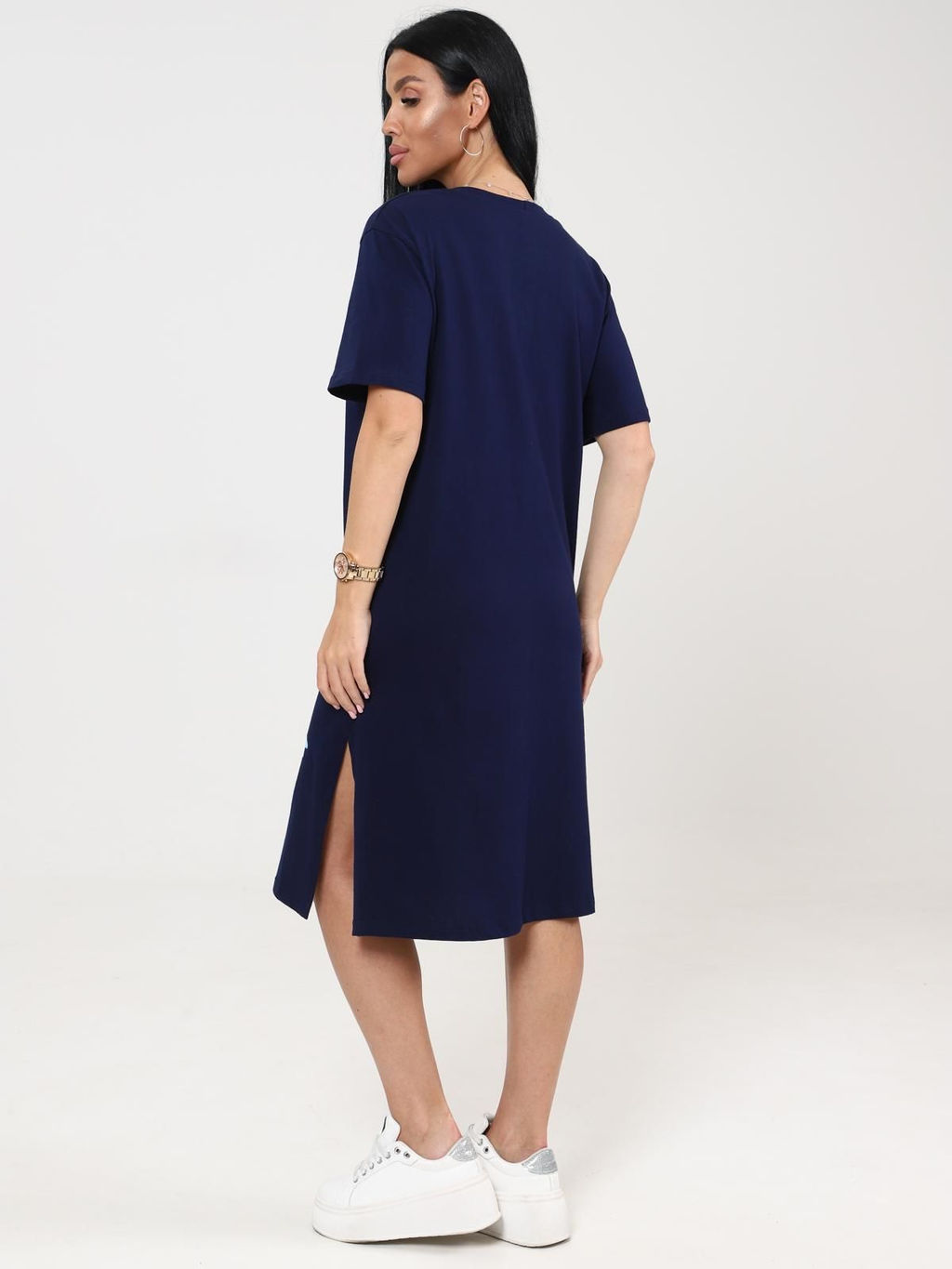 IV-CAPRIZ Антуриум - туника чернильный