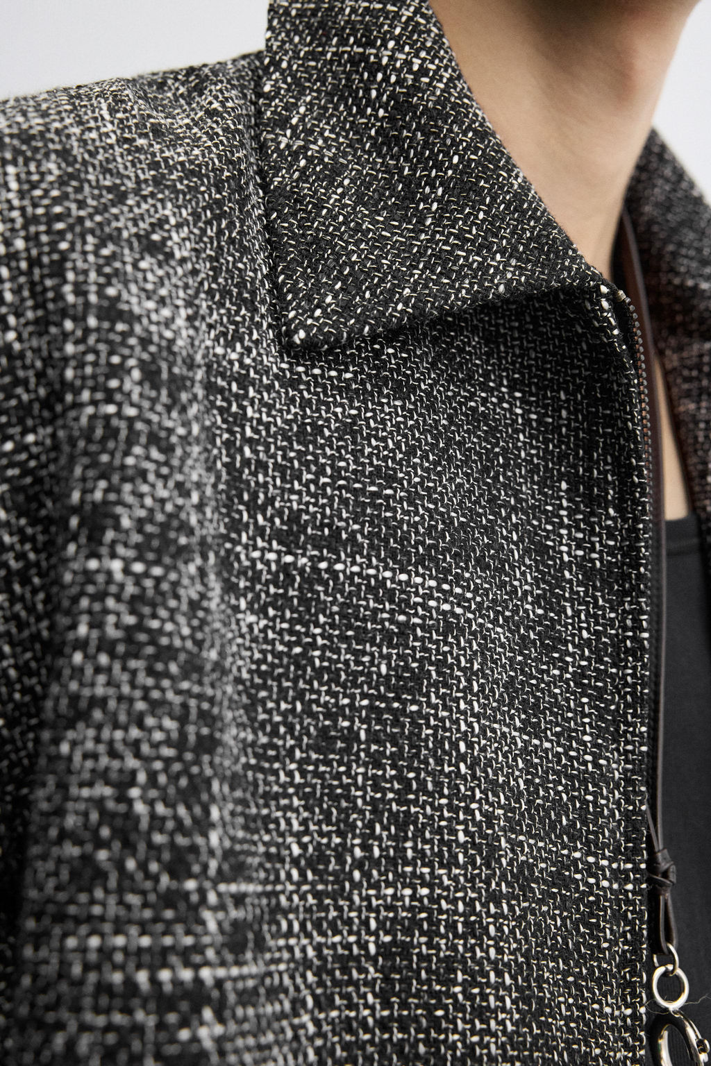 ZIP-UP TEXTURED OVERSHIRT - Zara фото 6