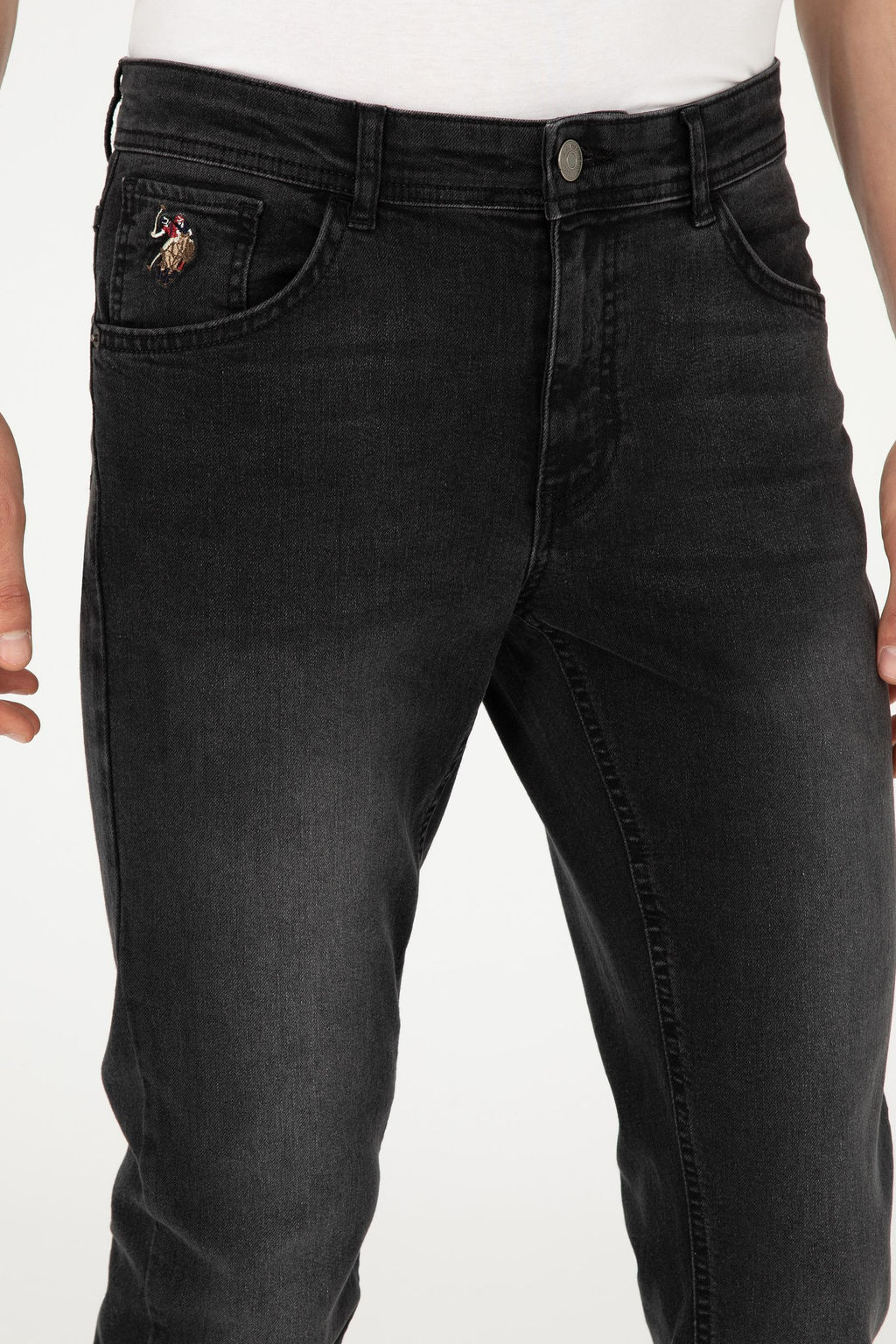 Мужские черные джинсовые брюки Неожиданная скидка в корзине - U.s. polo assn фото 5