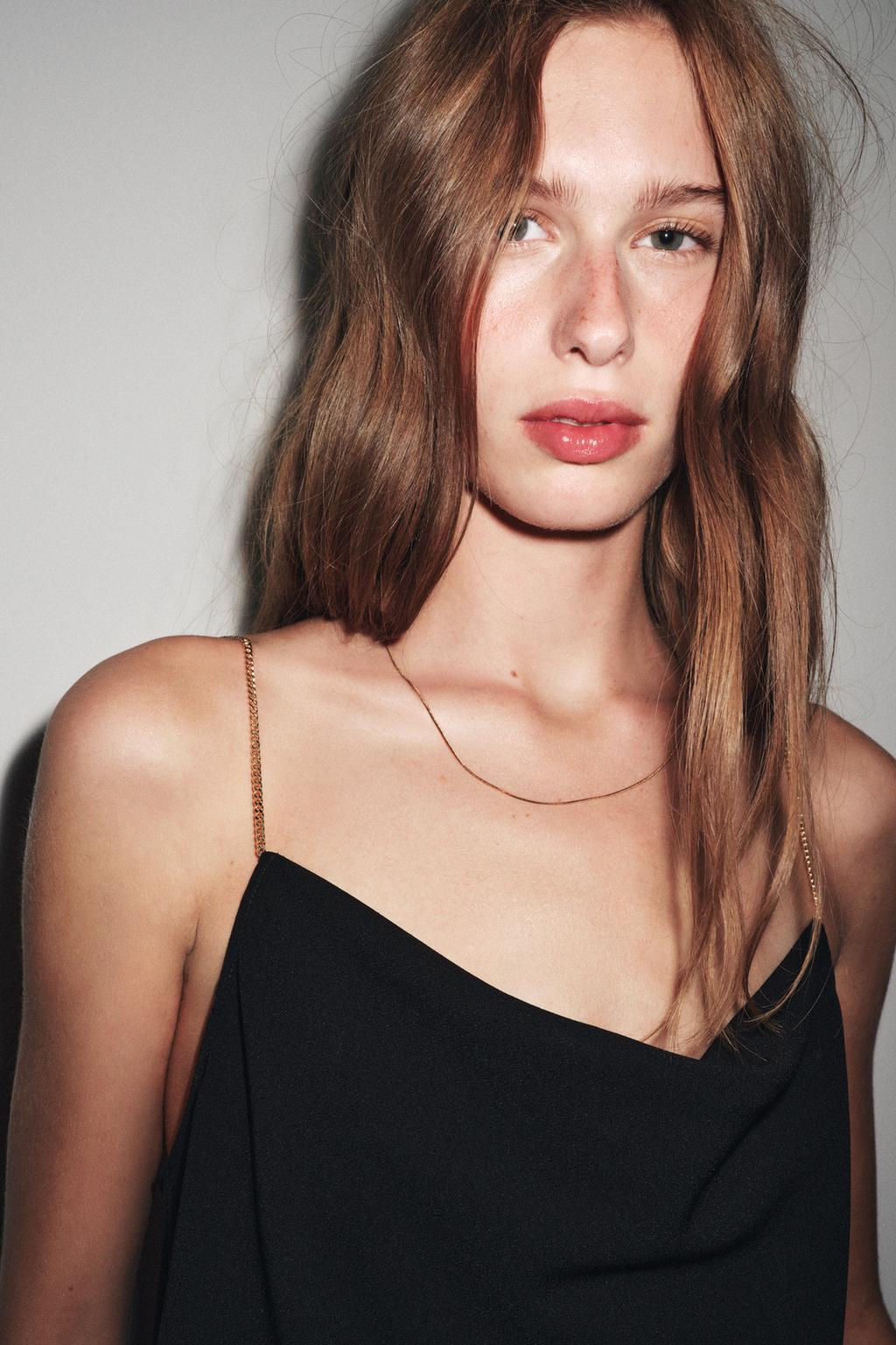 CHAIN STRAP CAMISOLE TOP - Zara фото 2