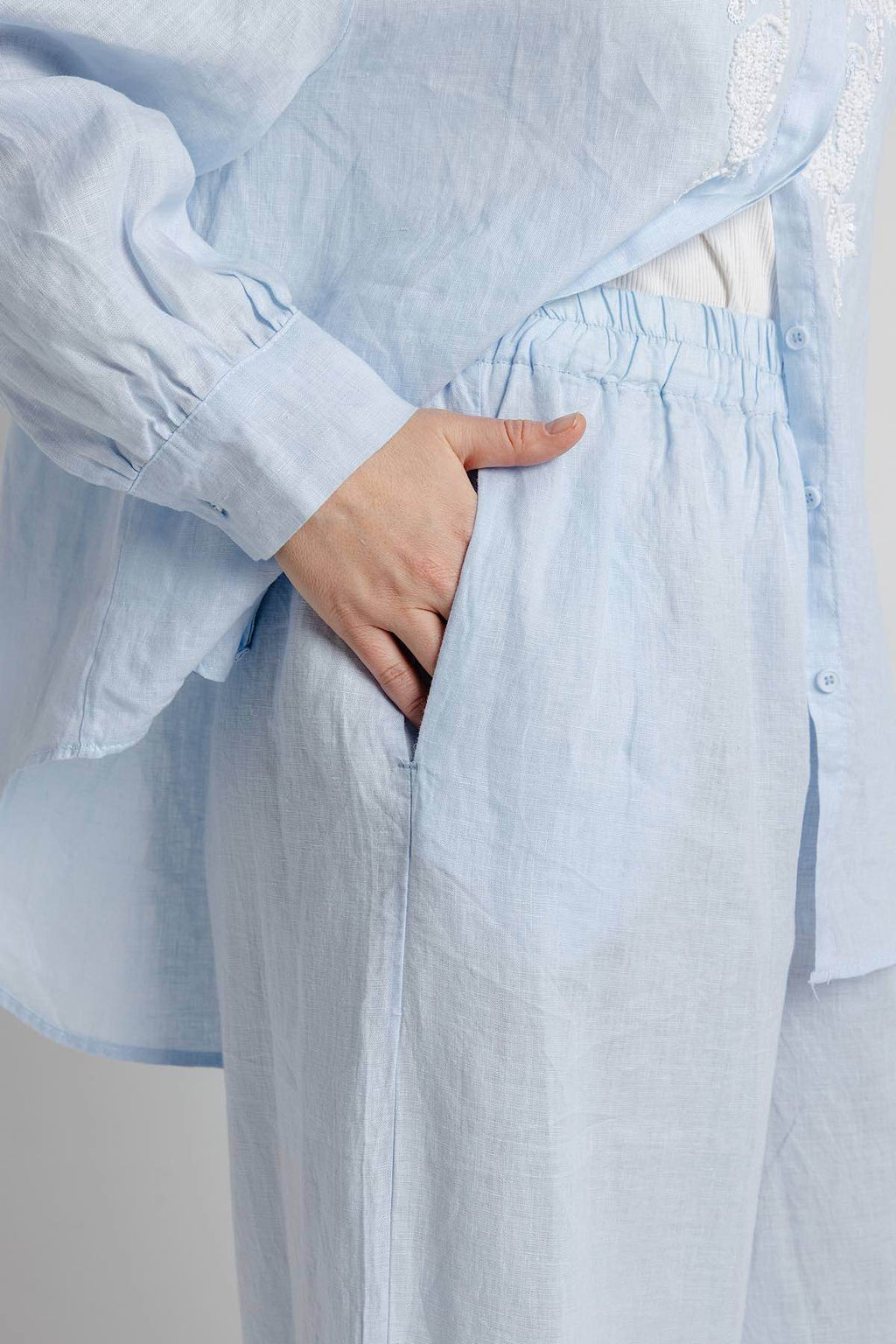 Брюки женские Б360808/01/Голубой