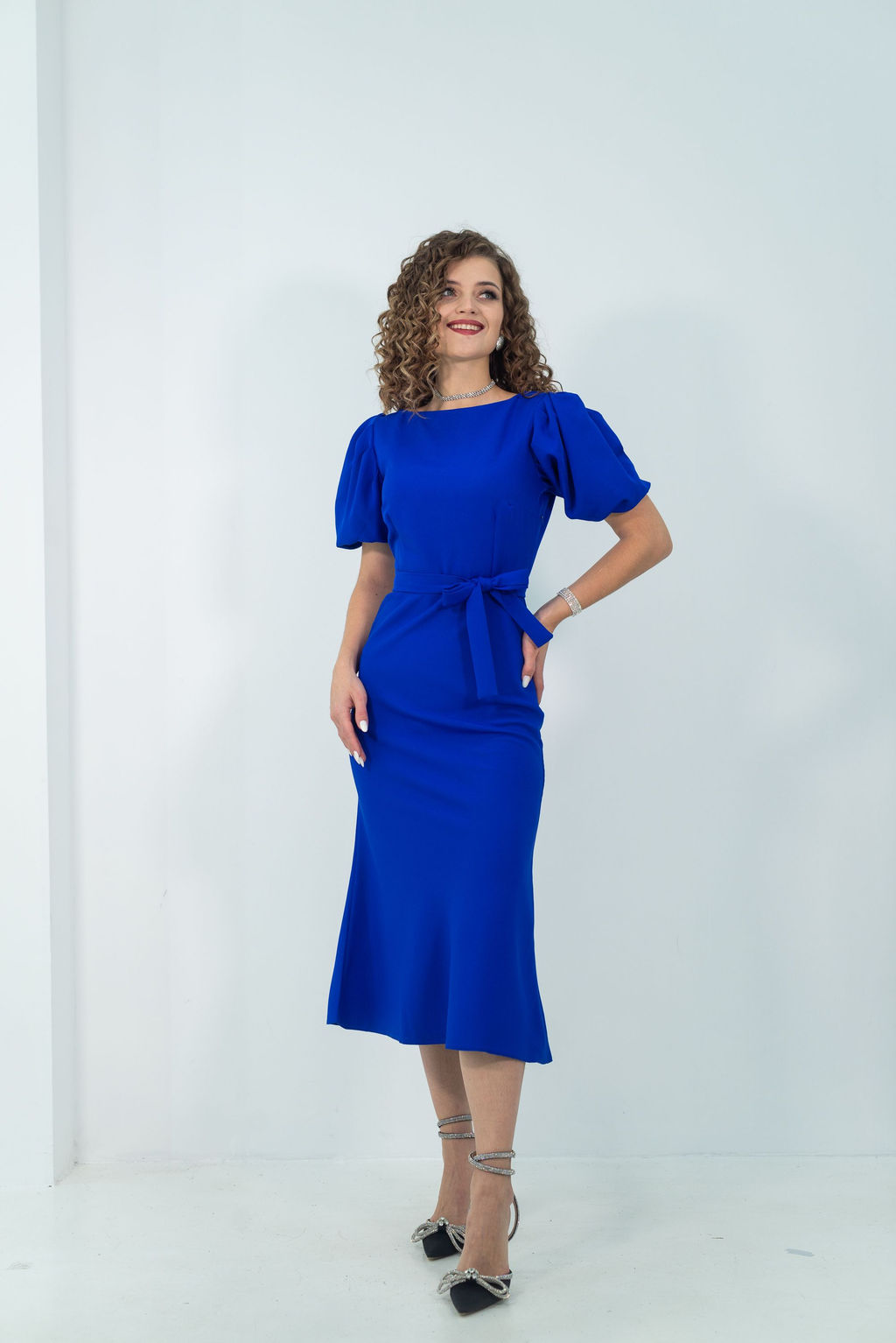 Платье Матэо (ярко-синий) - Nadi bordo фото 9