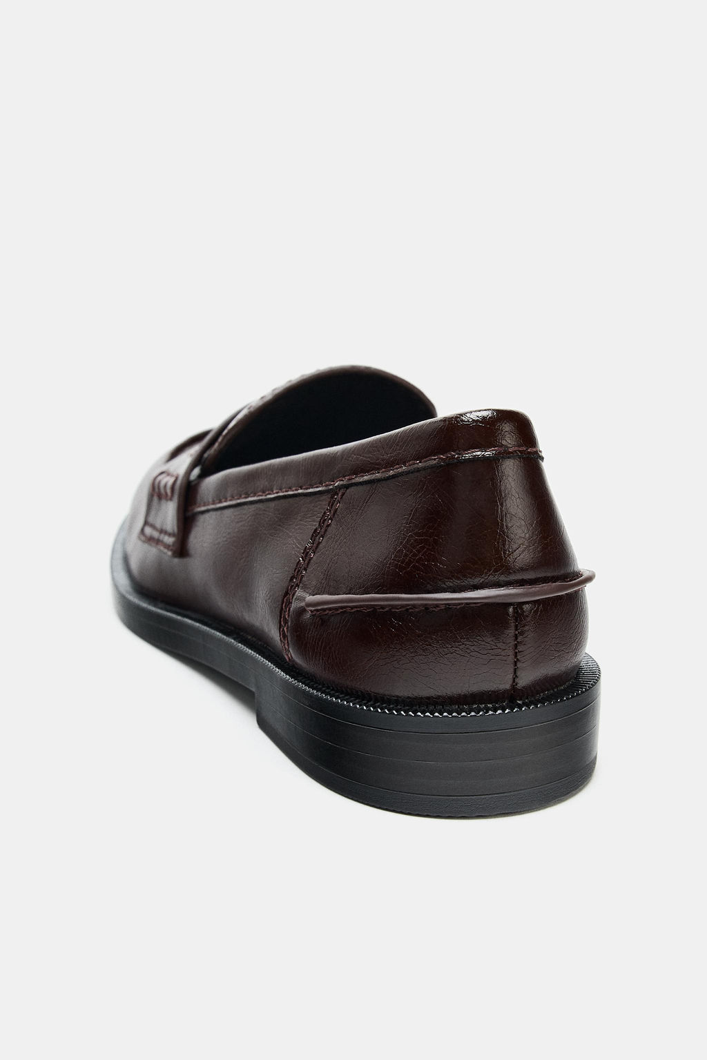PATENT EFFECT PENNY LOAFERS - Zara фото 5