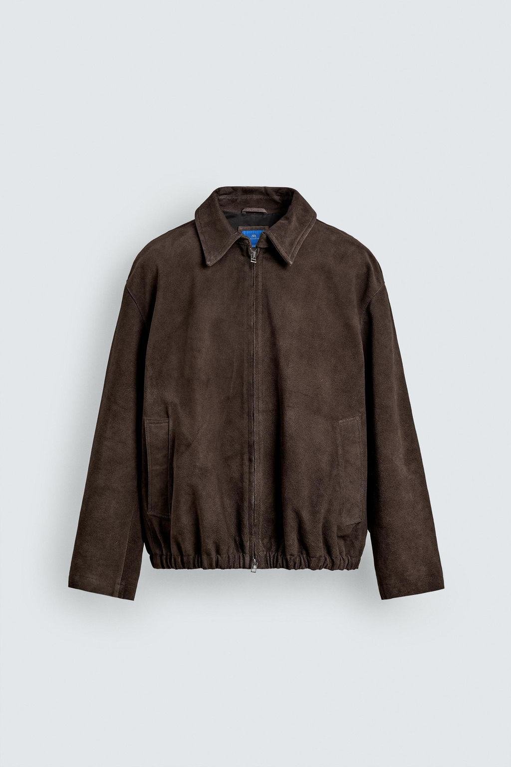 CAZADORA REGULAR FIT PIEL ANTE AARON LEVINE X ZARA / Marr?n  фото 7