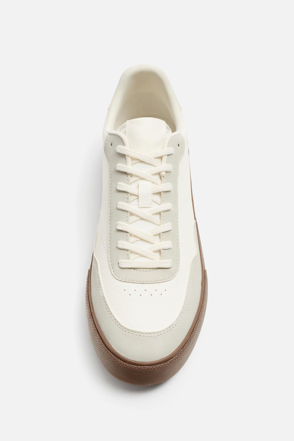 CONTRAST SOLE SNEAKERS - Zara фото 7