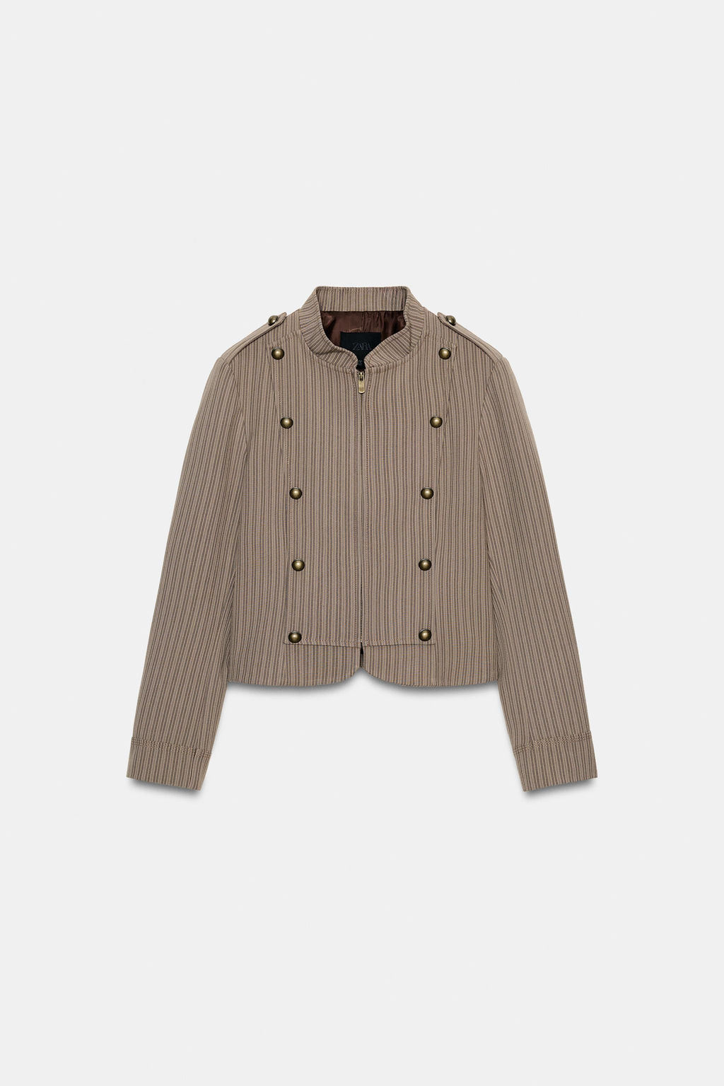 STRIPED FITTED BLAZER - Zara фото 9