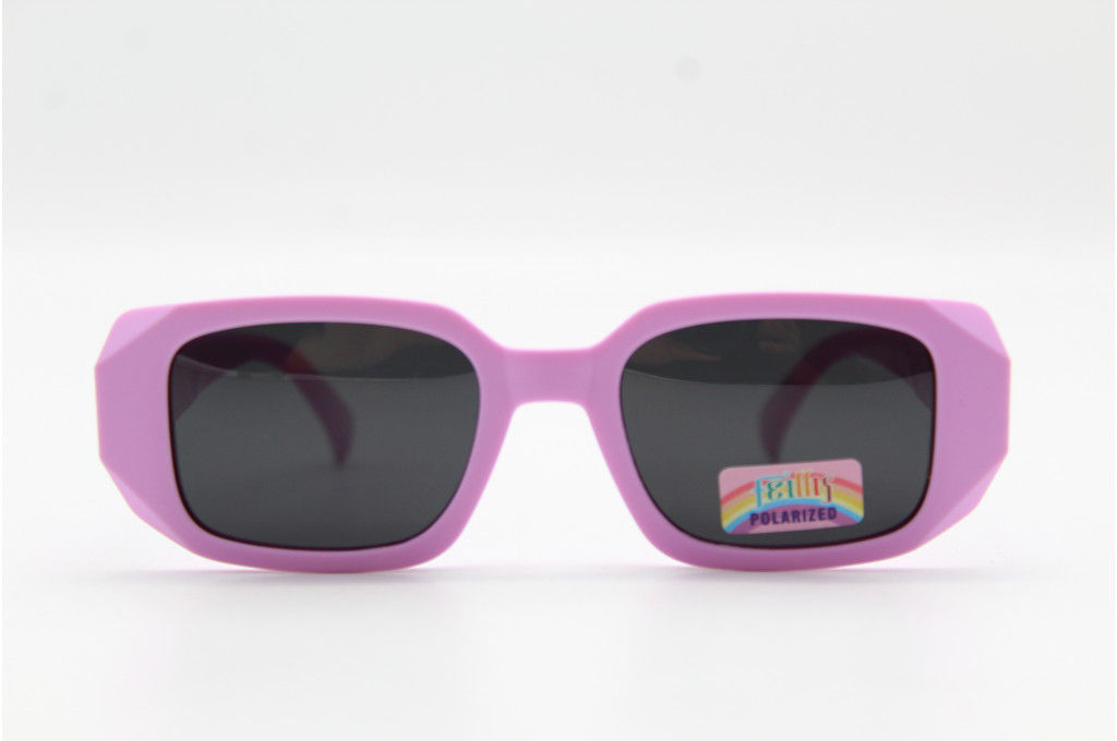 Солнцезащитные очки Feillis Polarized (детские) 66648 45-19-135 сиреневые