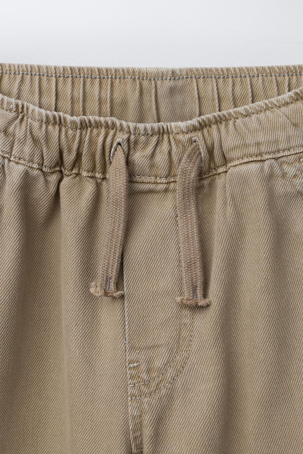 PANTAL?N SARGA FLUIDO STRAIGHT / Marr?n - Zara фото 3