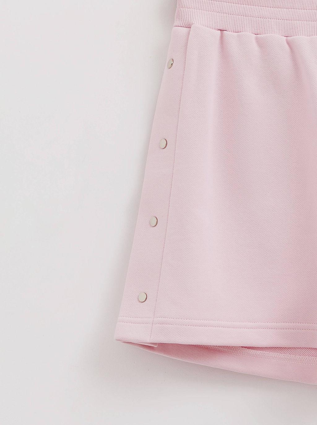 CONTE Шорты из футера с боковой вставкой на кнопках LS 2783 crystal pink - Conte elegant фото 4