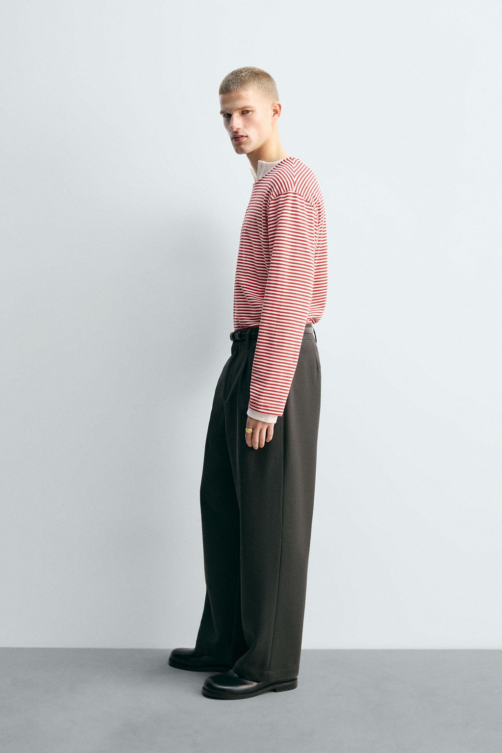 LIMITED EDITION JACQUARD STRIPED T-SHIRT - Zara фото 4