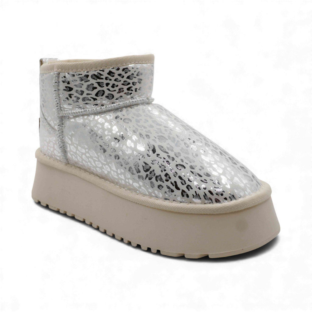 Сапоги L158 серебро