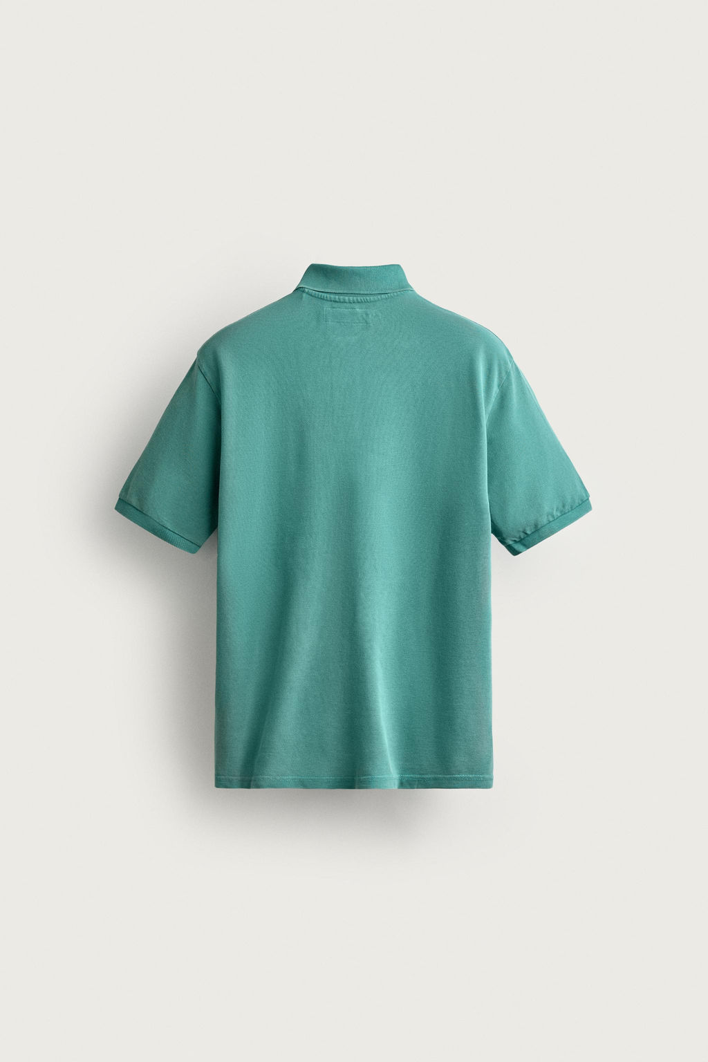 POLO PIQU? LAVADO REGULAR FIT / Turquesa vivo - Zara фото 2