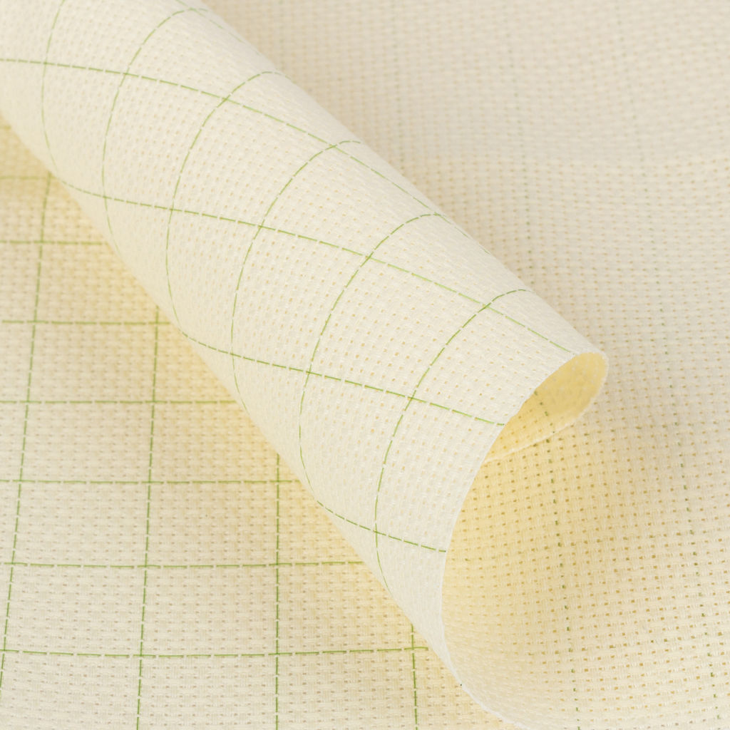 Канва K04R Gamma Aida №14 цв. ФАСОВКА 92% хлопок, 8% терилен 150 x 100 см  2 см