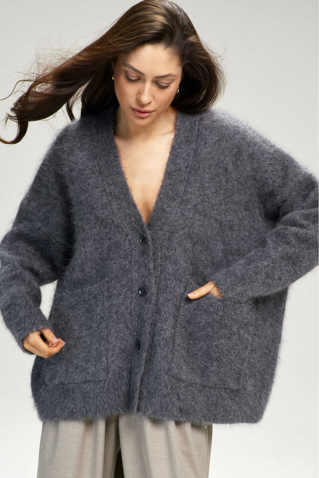 Кардиган Fluffy Grey - Erist store фото 5