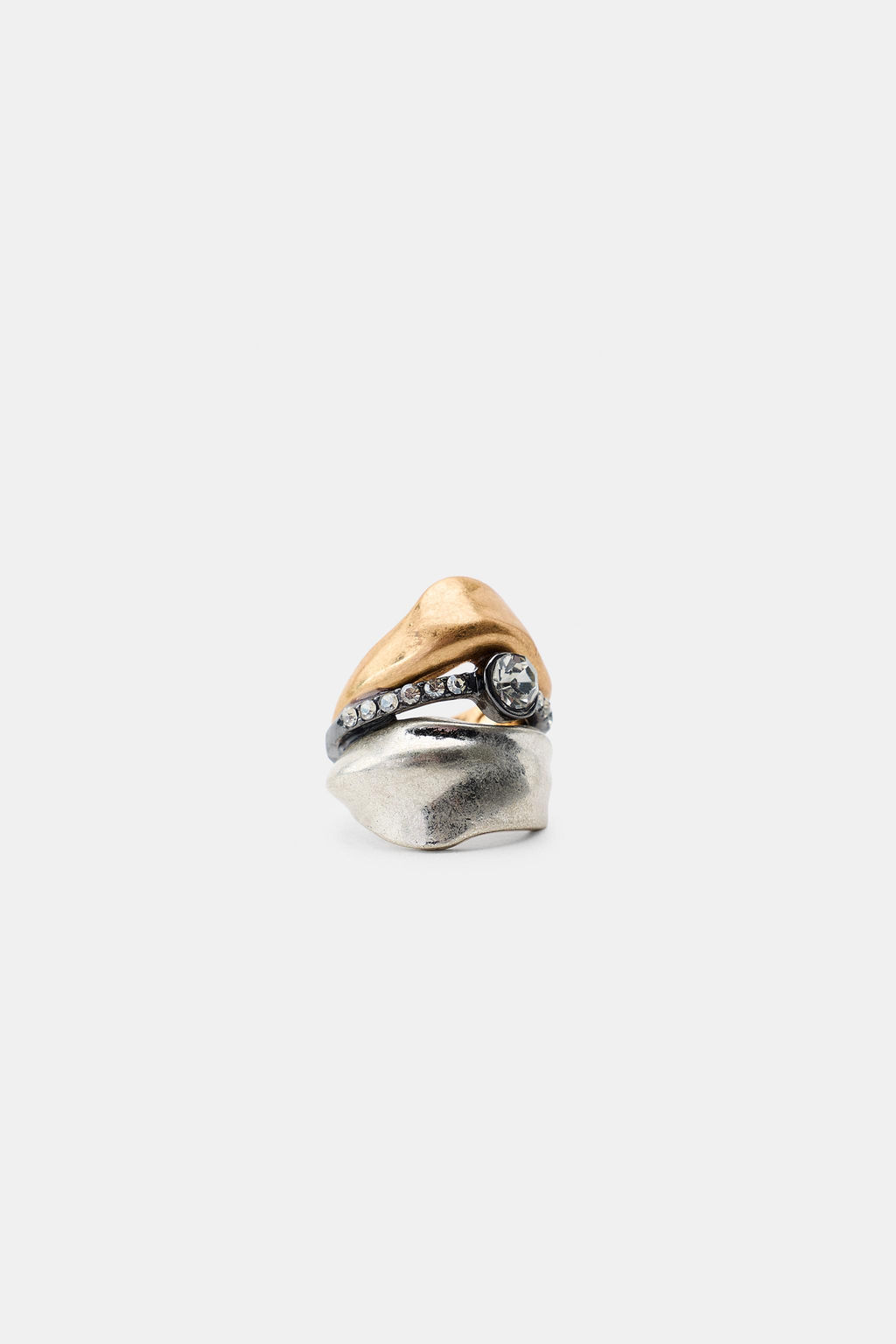 COMBINED JEWEL AND GLITTER RING - Zara фото 2