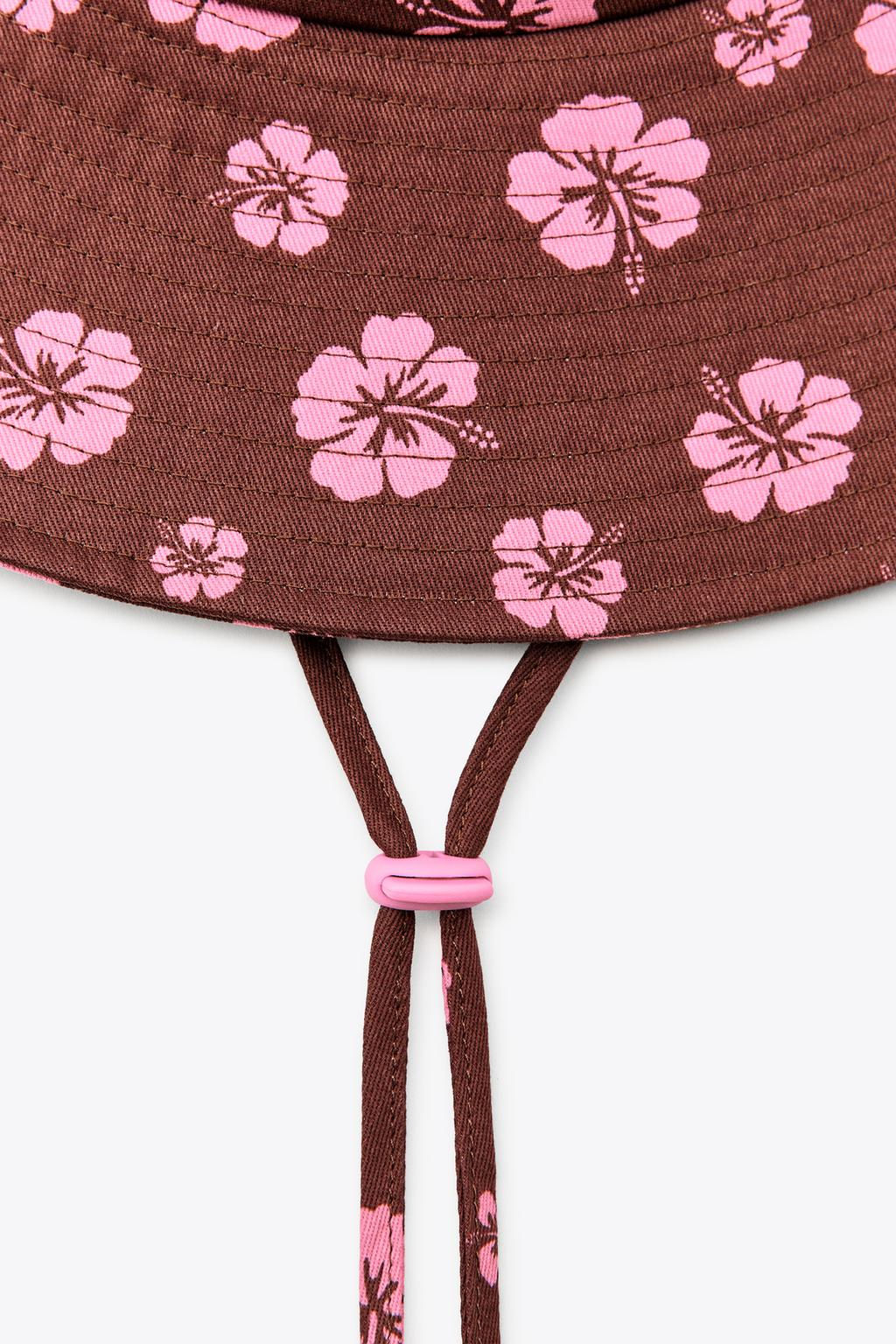 PALM TREE BUCKET HAT - Zara фото 4