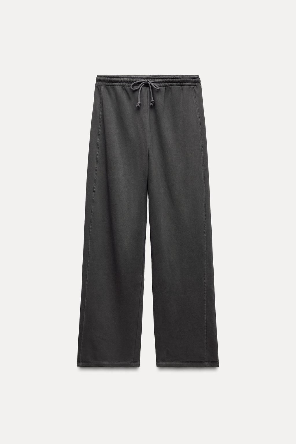 STRAIGHT PLUSH TROUSERS - Zara фото 7