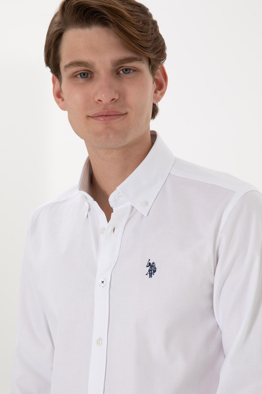 Erkek Beyaz Uzun Kollu Basic G_mlek - U.s. polo assn фото 2