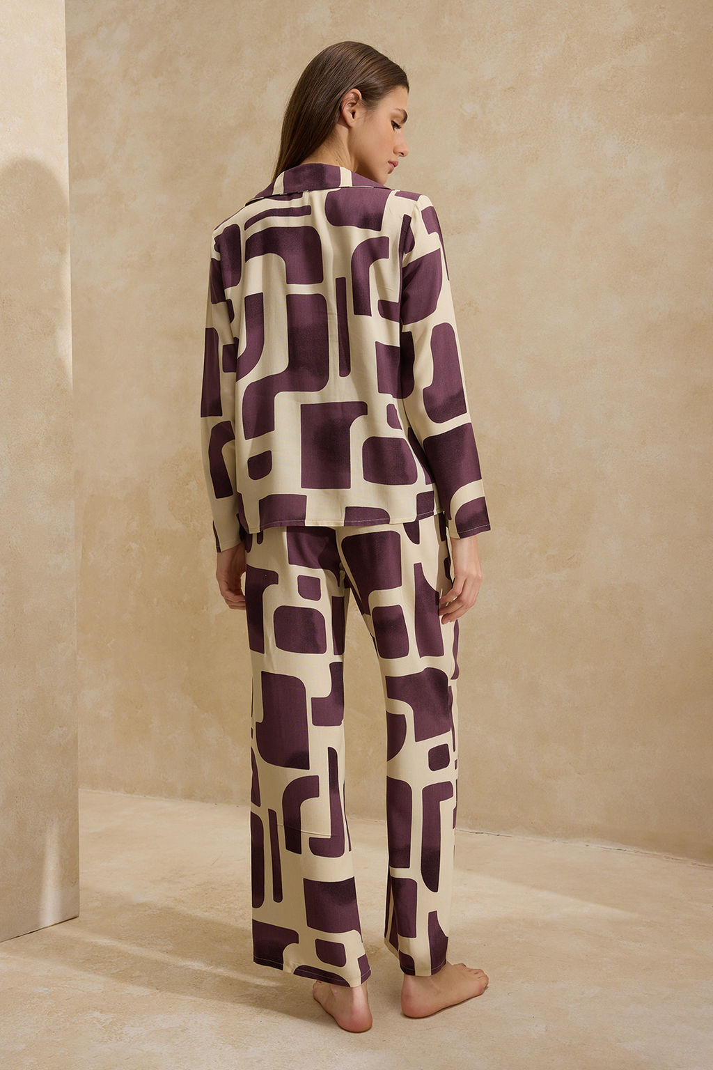 Cok Renkli Geometrik Shally Dokuma Pijama Tak?m? THMSS26PT00001 - Trendyolmilla фото 11