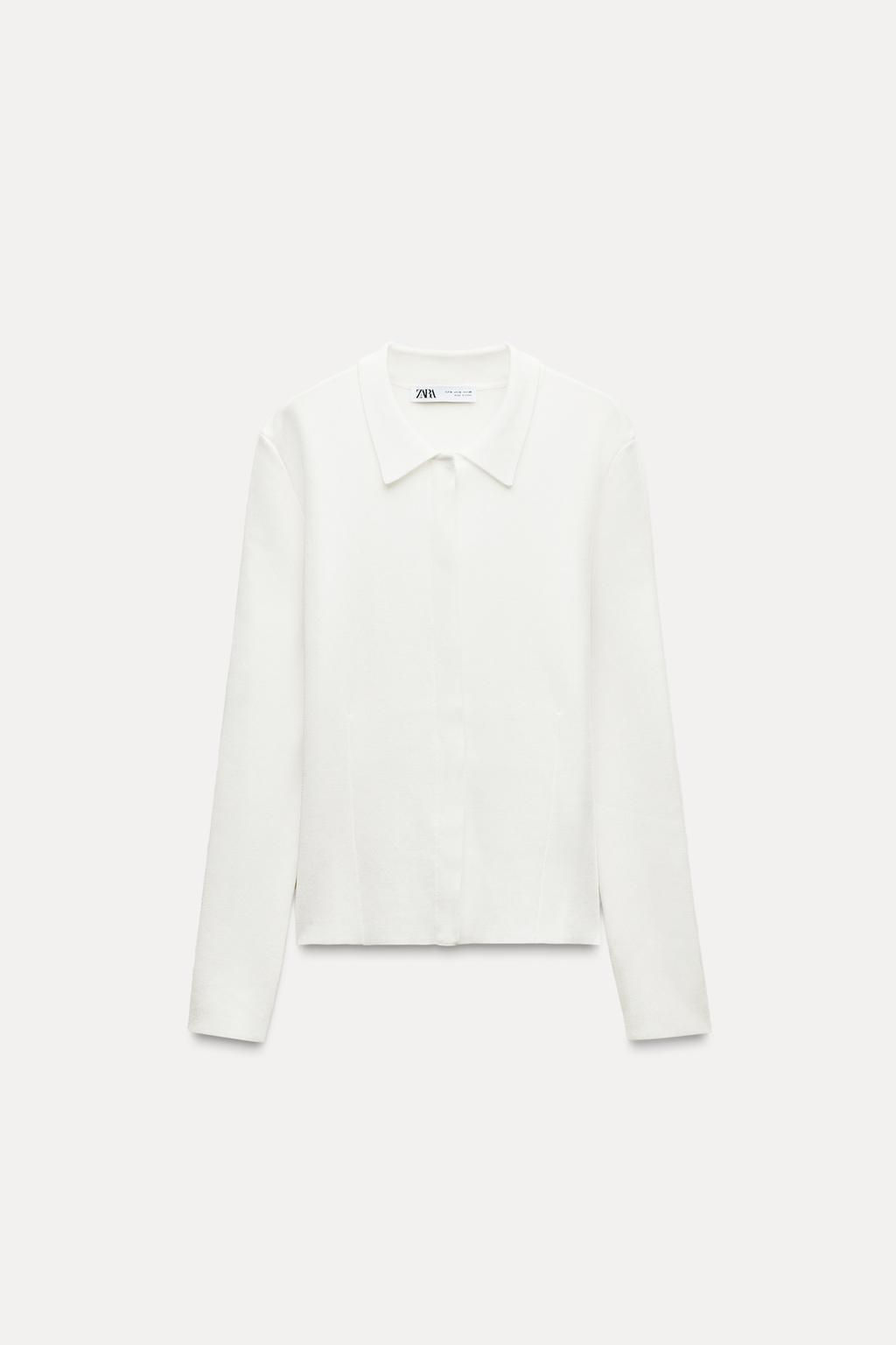 PLAIN KNIT CARDIGAN - Zara фото 4