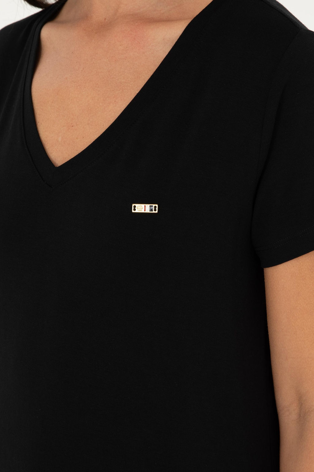 Kad_n Siyah Basic Ti__rt Sepette S_rpriz _ndirim - U.s. polo assn фото 7