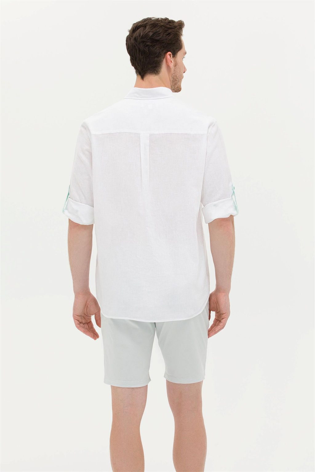 U. S. Polo Assn Мужская белая рубашка с длинным рукавом - U.s. polo assn фото 12