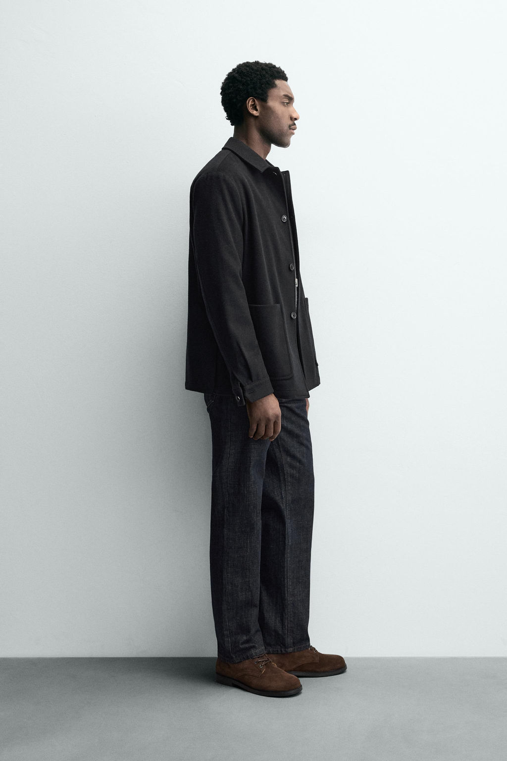 RELAXED FIT WOOL BLEND BLAZER - Zara фото 4