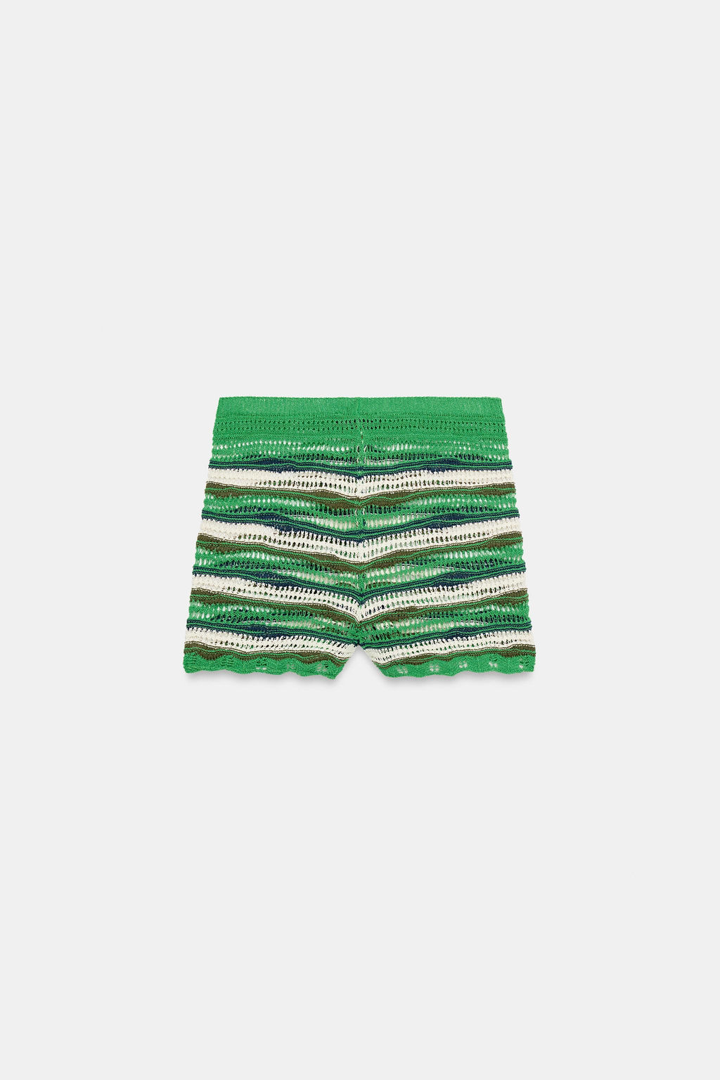 SHORTS PUNTO ESTRUCTURA RAYAS / Multicolor - Zara фото 8