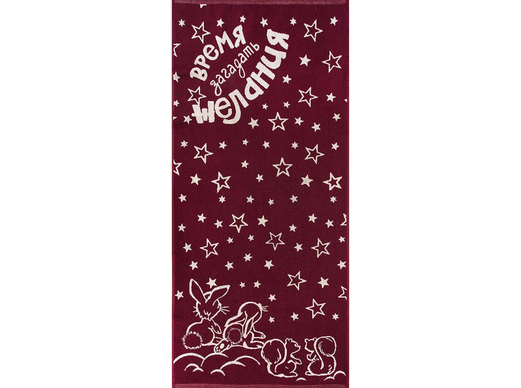 Полотенце махровое 6с102.411ж1 Желания(кр.дерево1) 67х150см