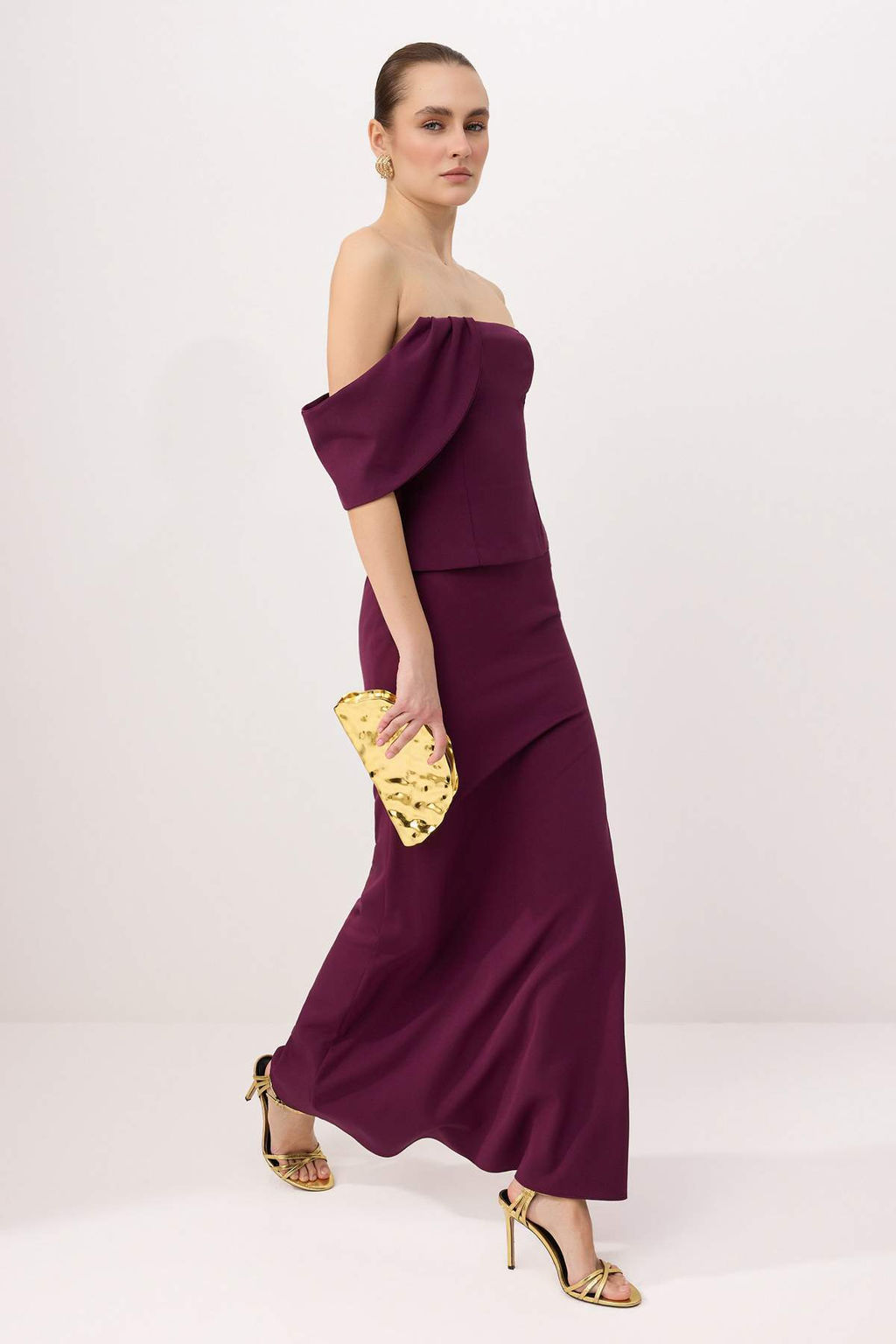 Su Yesili Duz Straplez Dokuma Finike Maxi Abiye & Mezuniyet Elbisesi TPRSS26AE00100 - Trendyolmilla фото 6