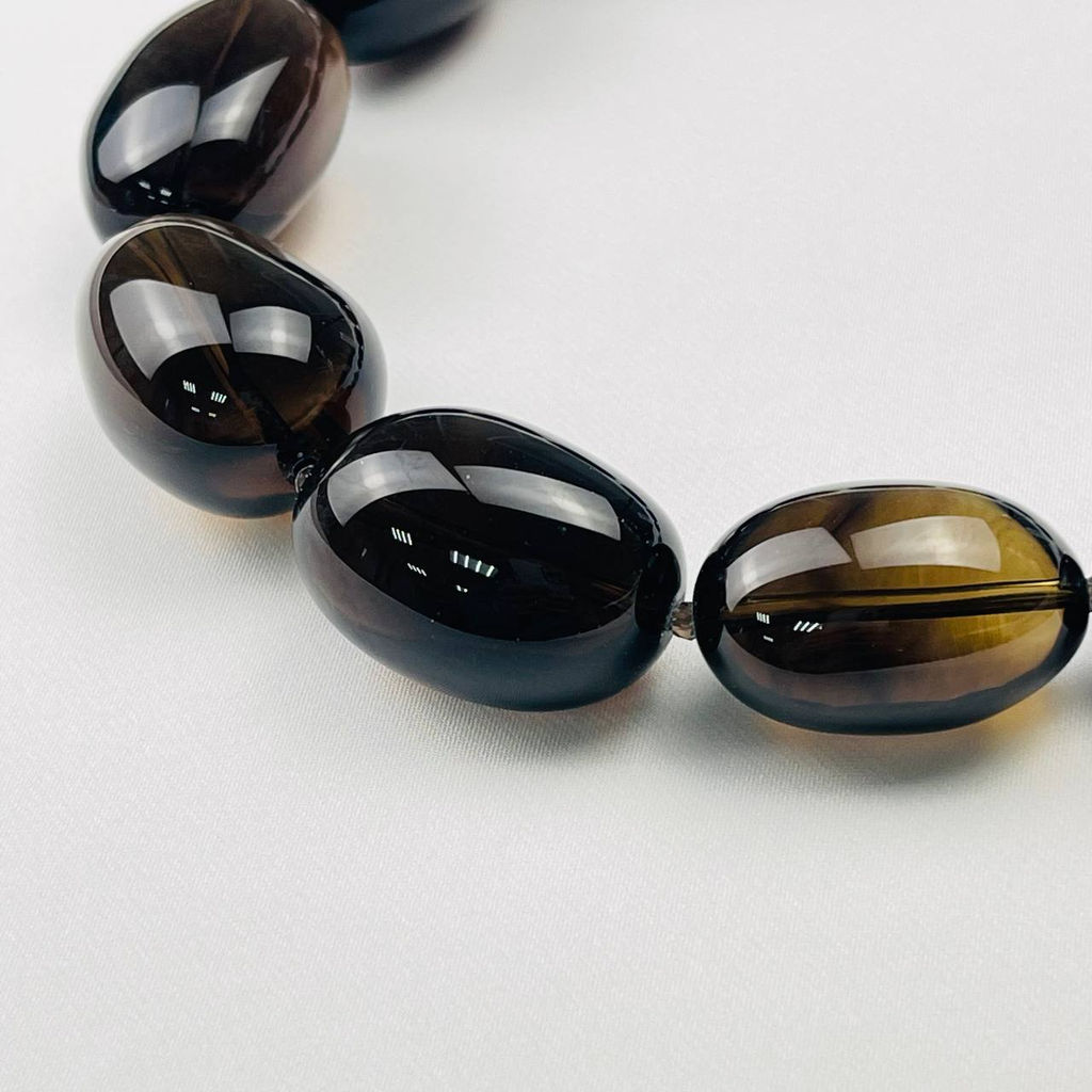 Колье из Раухтопаза 48 см +