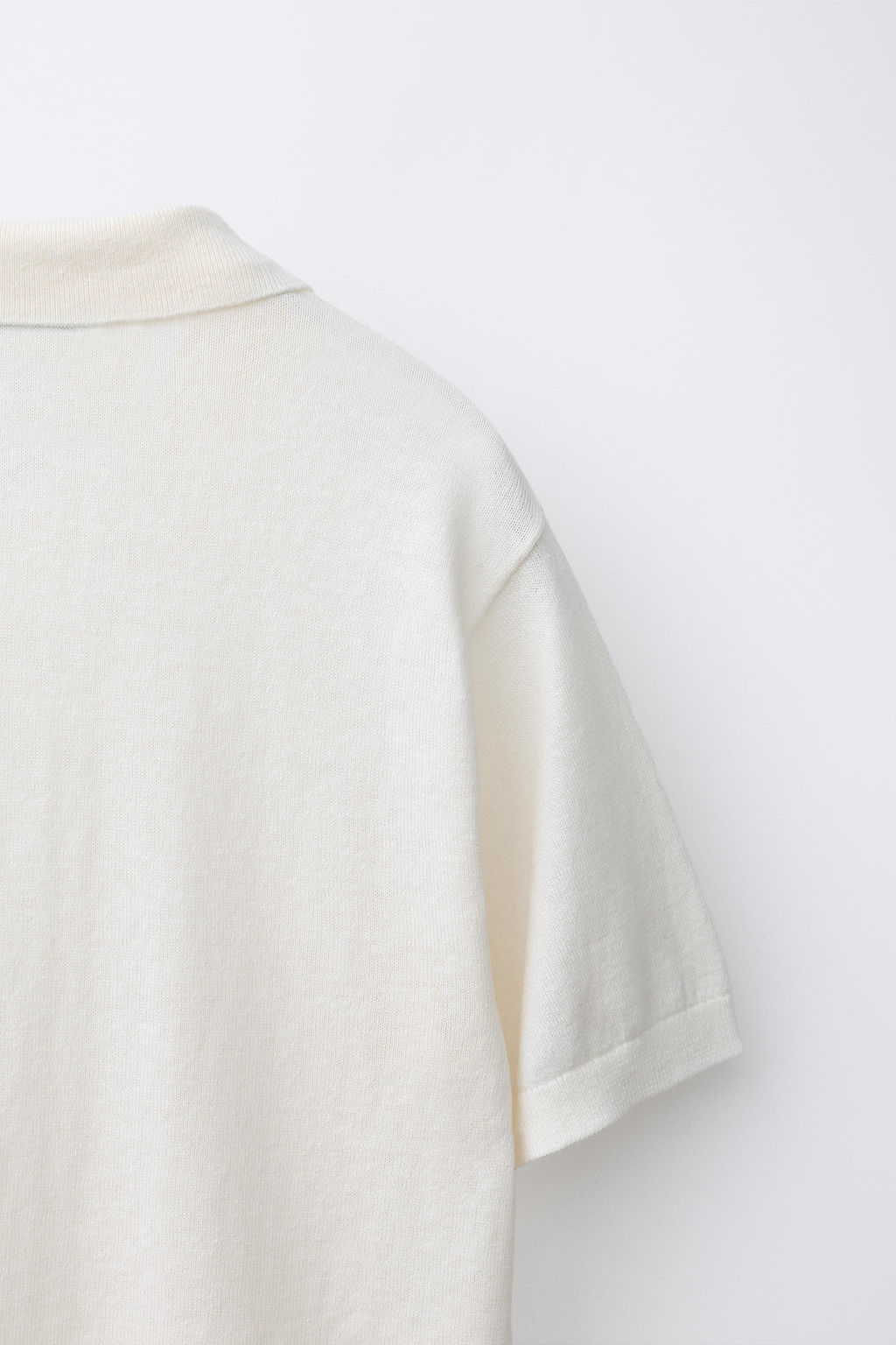 POLO ALGOD?N LINO RAYAS / Crudo - Zara фото 4